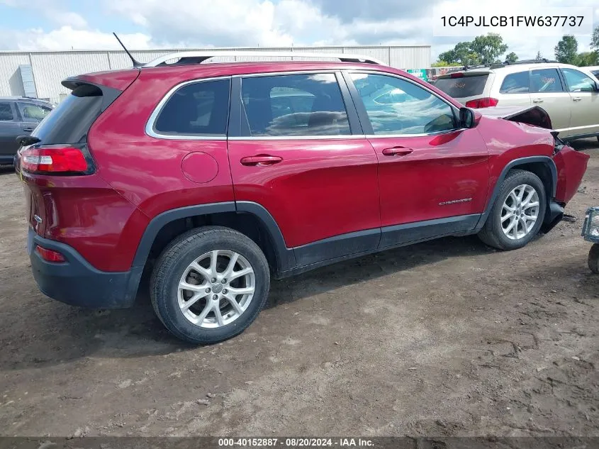 1C4PJLCB1FW637737 2015 Jeep Cherokee Latitude