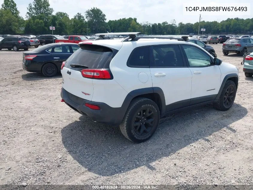 2015 Jeep Cherokee Trailhawk VIN: 1C4PJMBS8FW676493 Lot: 40182624