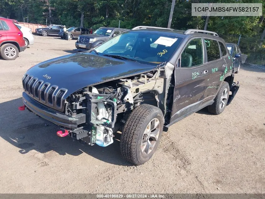 2015 Jeep Cherokee Trailhawk VIN: 1C4PJMBS4FW582157 Lot: 40198829