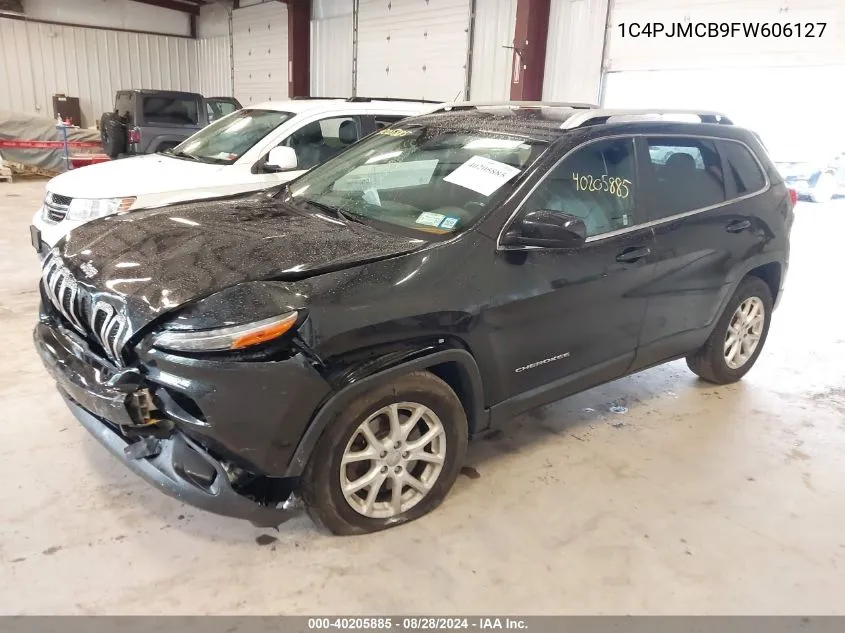 2015 Jeep Cherokee Latitude VIN: 1C4PJMCB9FW606127 Lot: 40205885