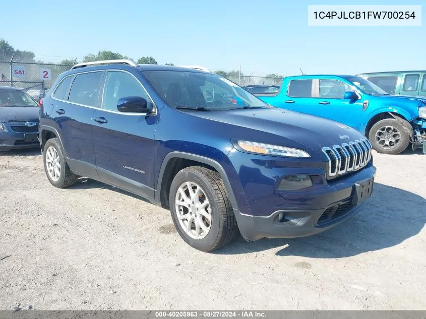 1C4PJLCB1FW700254 2015 Jeep Cherokee Latitude