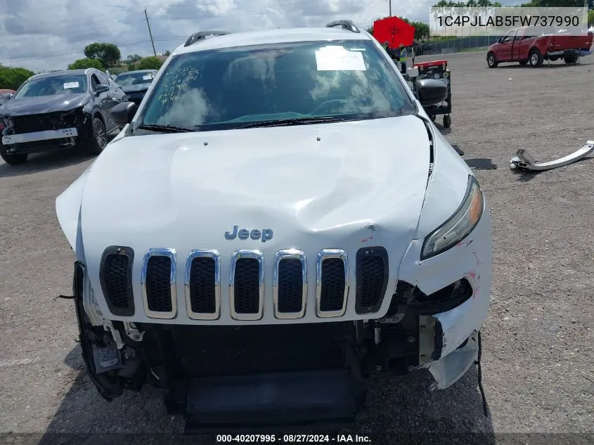 1C4PJLAB5FW737990 2015 Jeep Cherokee Sport