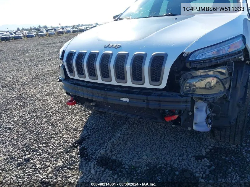 1C4PJMBS6FW511333 2015 Jeep Cherokee Trailhawk