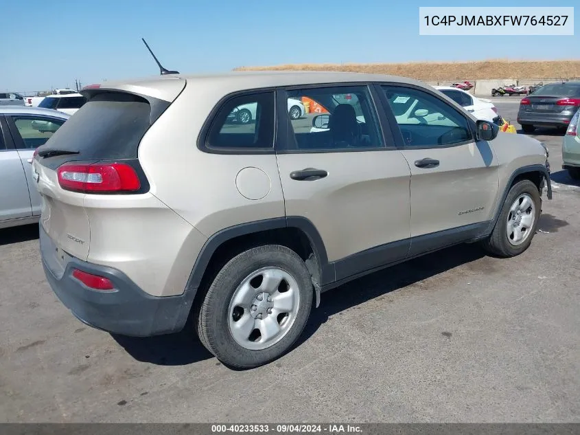 1C4PJMABXFW764527 2015 Jeep Cherokee Sport