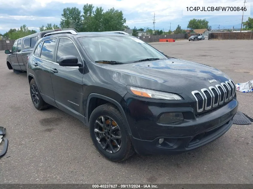 1C4PJLCB4FW700846 2015 Jeep Cherokee Latitude