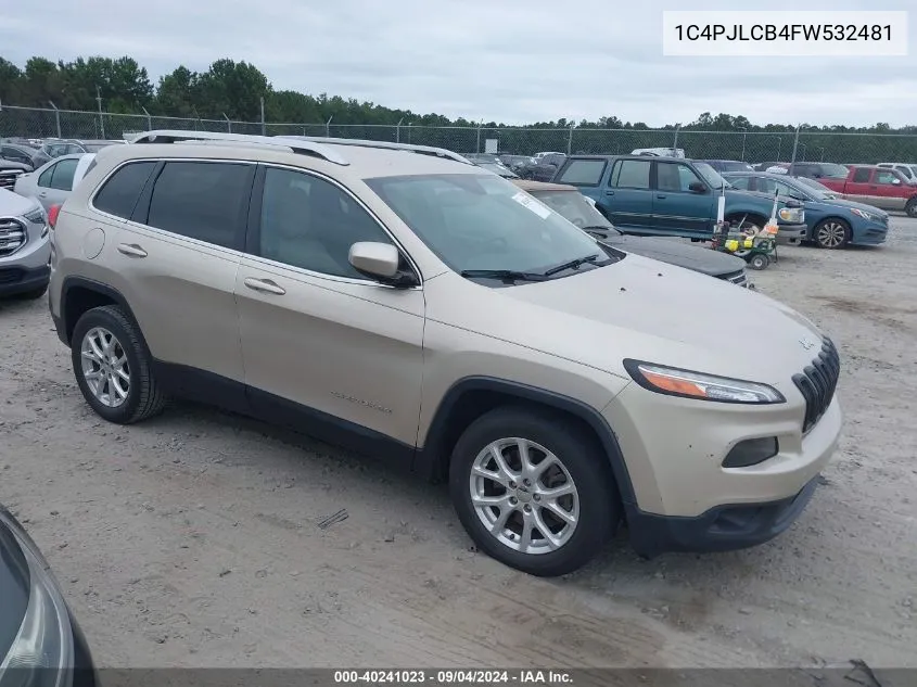 1C4PJLCB4FW532481 2015 Jeep Cherokee Latitude