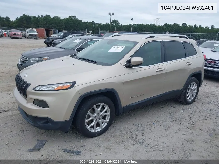 1C4PJLCB4FW532481 2015 Jeep Cherokee Latitude