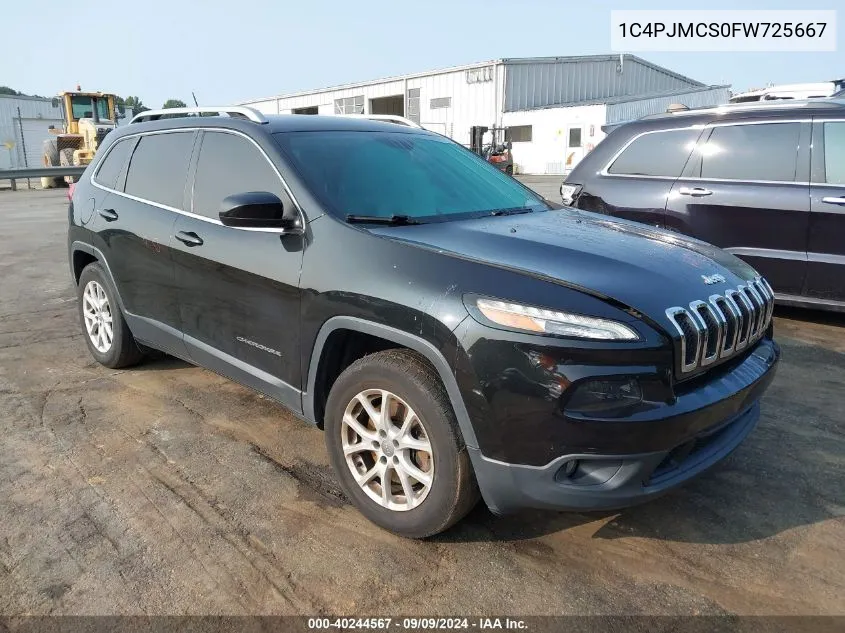 2015 Jeep Cherokee Latitude VIN: 1C4PJMCS0FW725667 Lot: 40244567