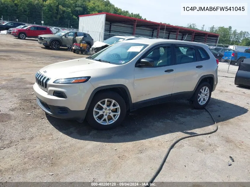 2015 Jeep Cherokee Sport VIN: 1C4PJMAB6FW541045 Lot: 40250128