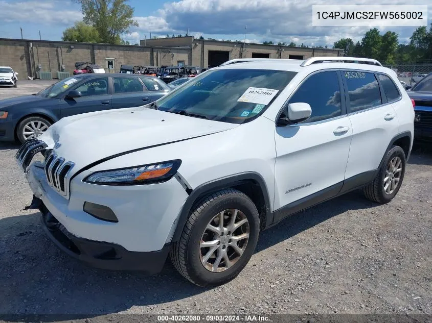 2015 Jeep Cherokee Latitude VIN: 1C4PJMCS2FW565002 Lot: 40262080