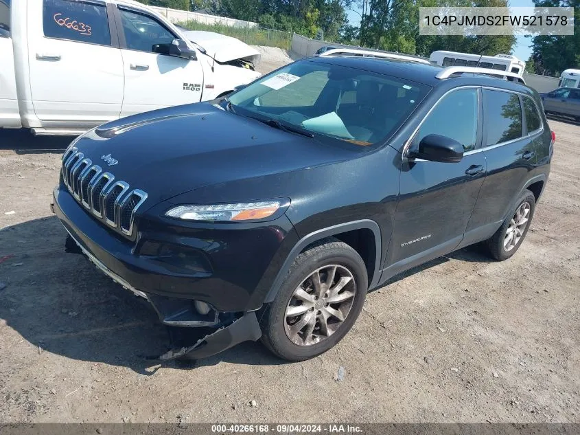 1C4PJMDS2FW521578 2015 Jeep Cherokee Limited