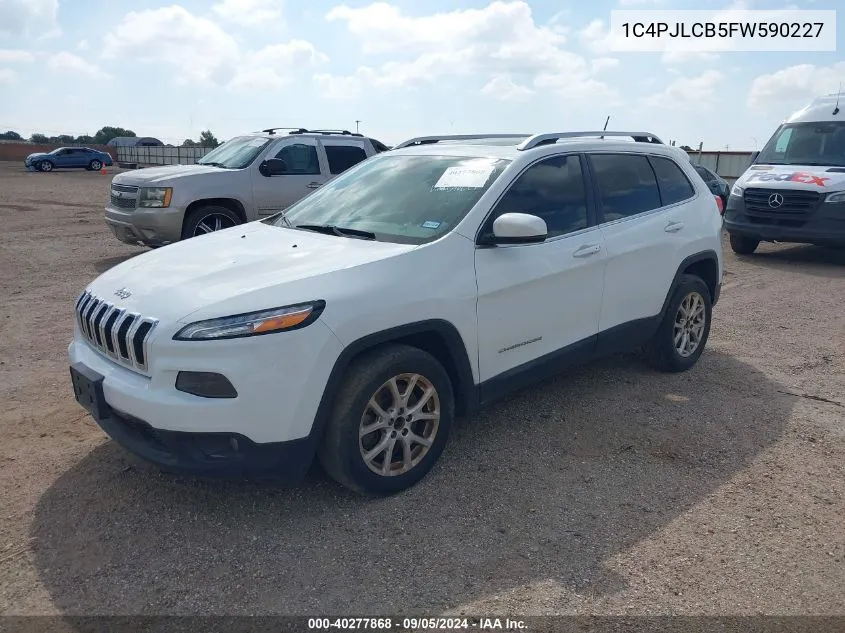 2015 Jeep Cherokee Latitude VIN: 1C4PJLCB5FW590227 Lot: 40277868