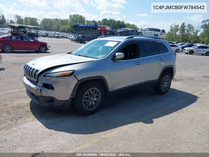 2015 Jeep Cherokee Latitude VIN: 1C4PJMCB0FW784542 Lot: 40280889