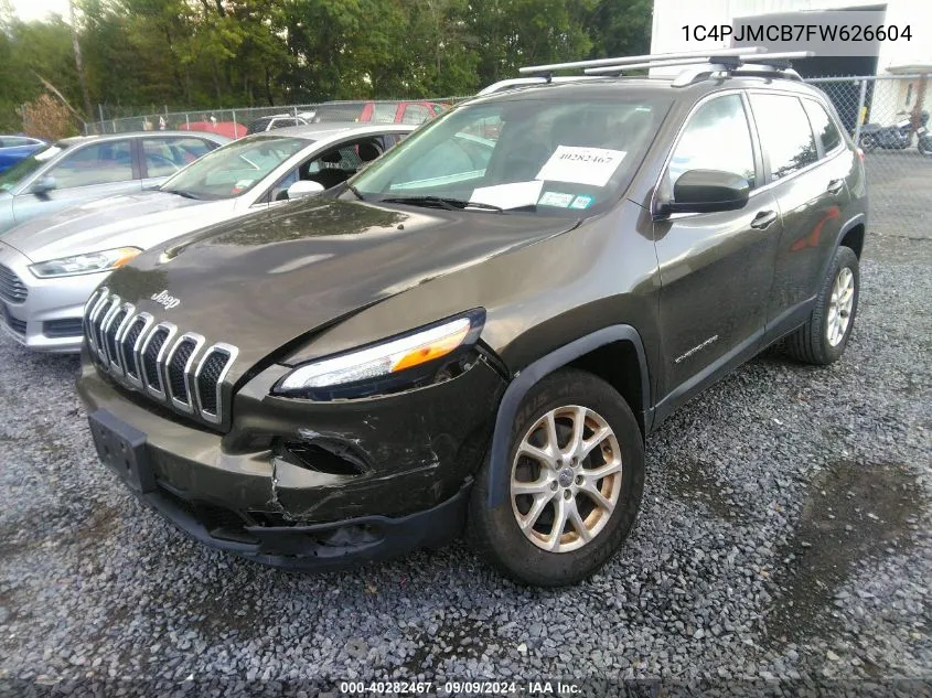 2015 Jeep Cherokee Latitude VIN: 1C4PJMCB7FW626604 Lot: 40282467