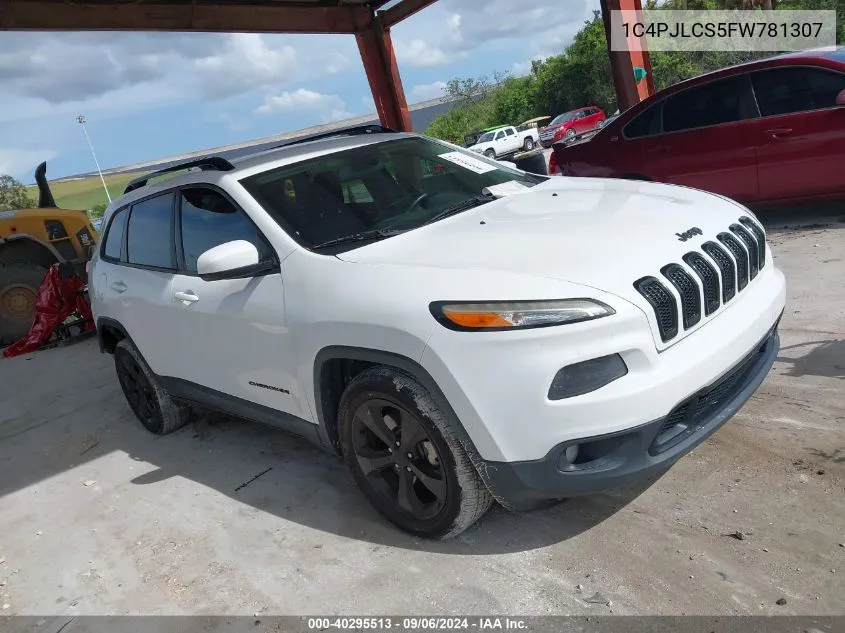 2015 Jeep Cherokee Latitude Altitude VIN: 1C4PJLCS5FW781307 Lot: 40295513