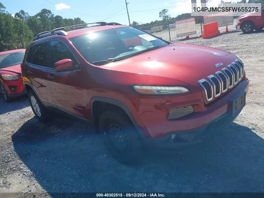 2015 Jeep Cherokee Latitude VIN: 1C4PJMCS5FW655275 Lot: 40302515