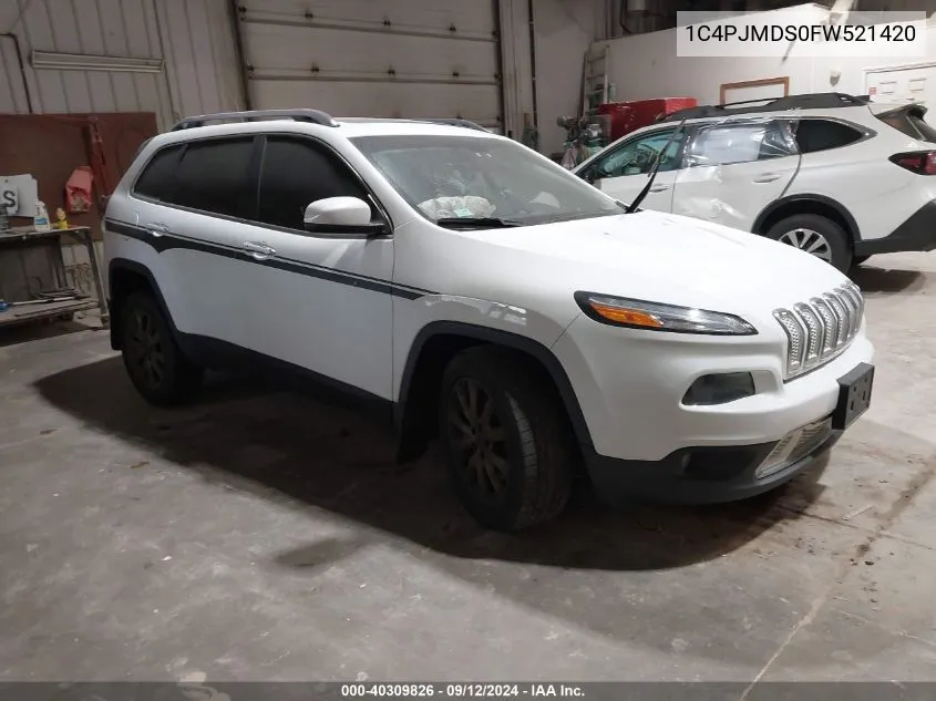 1C4PJMDS0FW521420 2015 Jeep Cherokee Limited