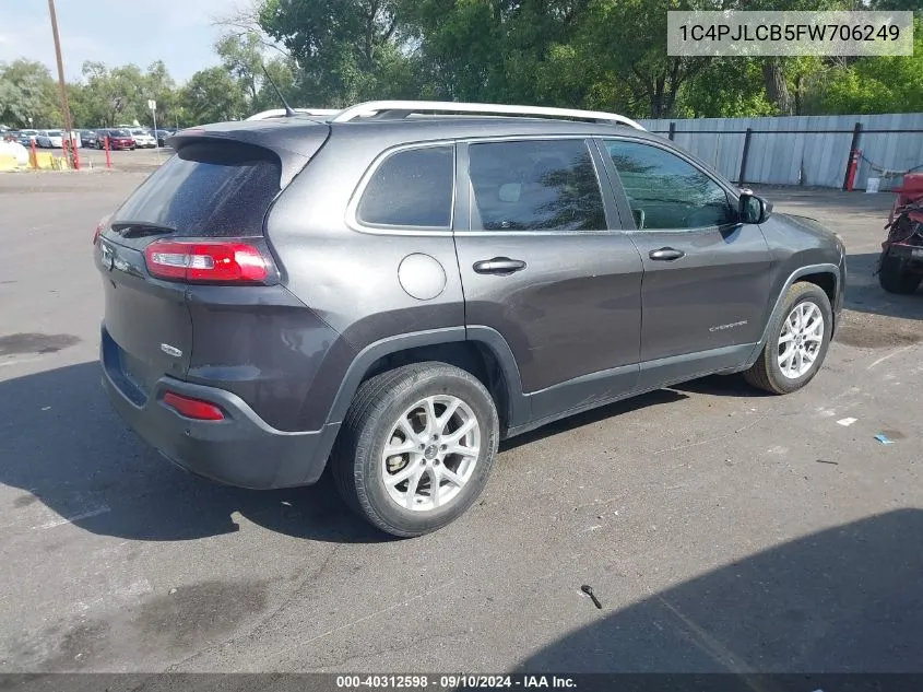 1C4PJLCB5FW706249 2015 Jeep Cherokee Latitude