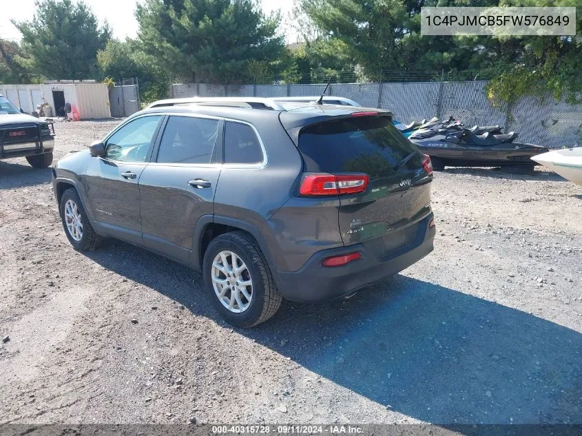 1C4PJMCB5FW576849 2015 Jeep Cherokee Latitude