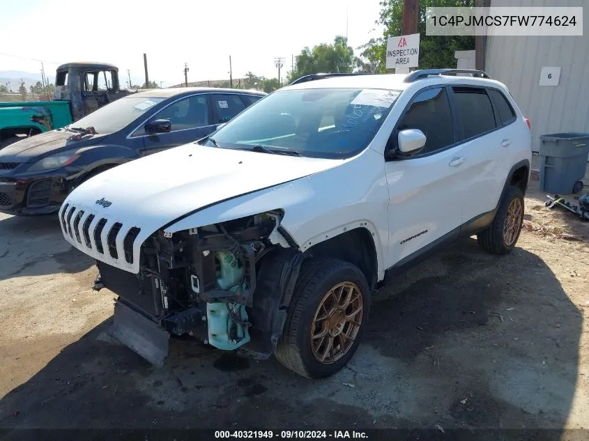 1C4PJMCS7FW774624 2015 Jeep Cherokee Latitude Altitude