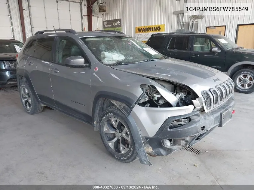 1C4PJMBS6FW785549 2015 Jeep Cherokee Trailhawk