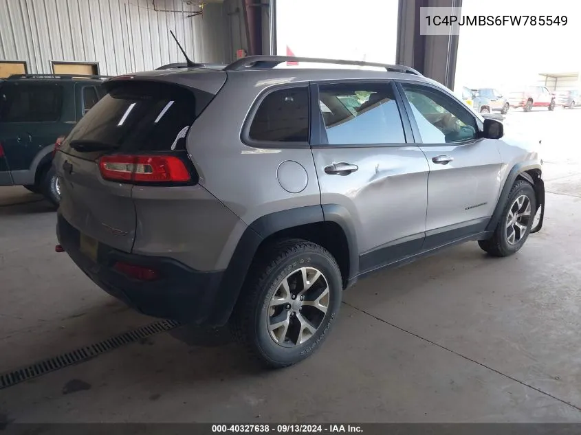 1C4PJMBS6FW785549 2015 Jeep Cherokee Trailhawk