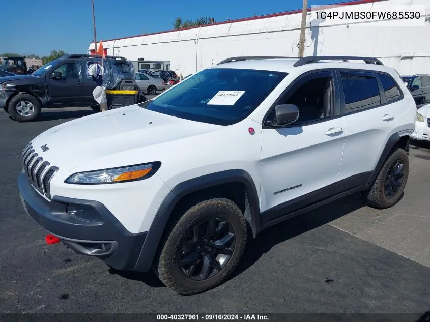 2015 Jeep Cherokee Trailhawk VIN: 1C4PJMBS0FW685530 Lot: 40327961