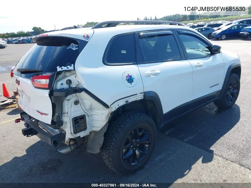 2015 Jeep Cherokee Trailhawk VIN: 1C4PJMBS0FW685530 Lot: 40327961