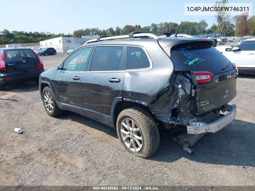 2015 Jeep Cherokee Latitude VIN: 1C4PJMCS0FW746311 Lot: 40330062