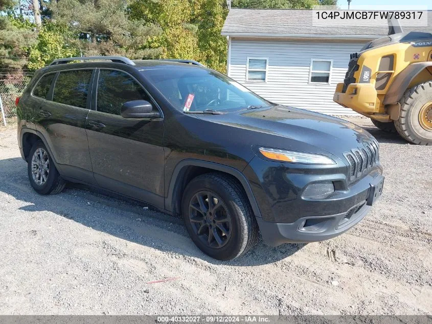 2015 Jeep Cherokee Latitude VIN: 1C4PJMCB7FW789317 Lot: 40332027