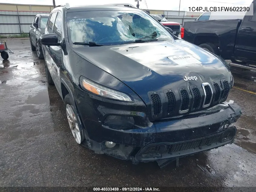 2015 Jeep Cherokee Latitude VIN: 1C4PJLCB1FW602230 Lot: 40333459