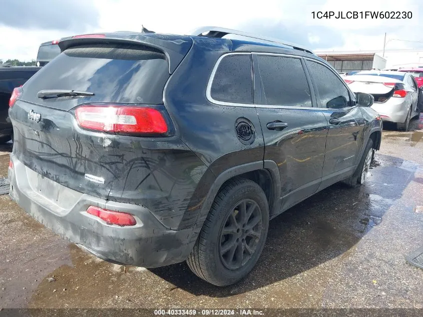 1C4PJLCB1FW602230 2015 Jeep Cherokee Latitude