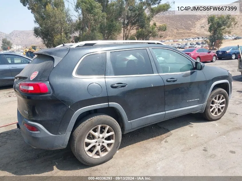 1C4PJMCS6FW667399 2015 Jeep Cherokee Latitude