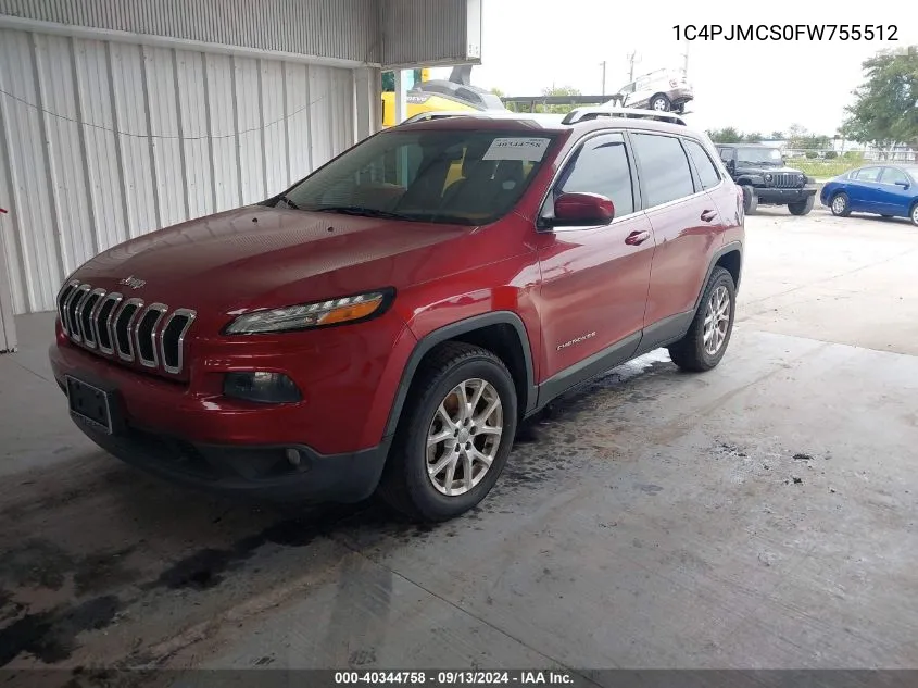 2015 Jeep Cherokee Latitude VIN: 1C4PJMCS0FW755512 Lot: 40344758