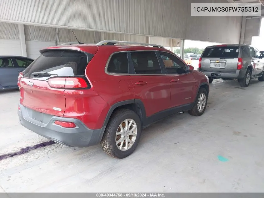 1C4PJMCS0FW755512 2015 Jeep Cherokee Latitude