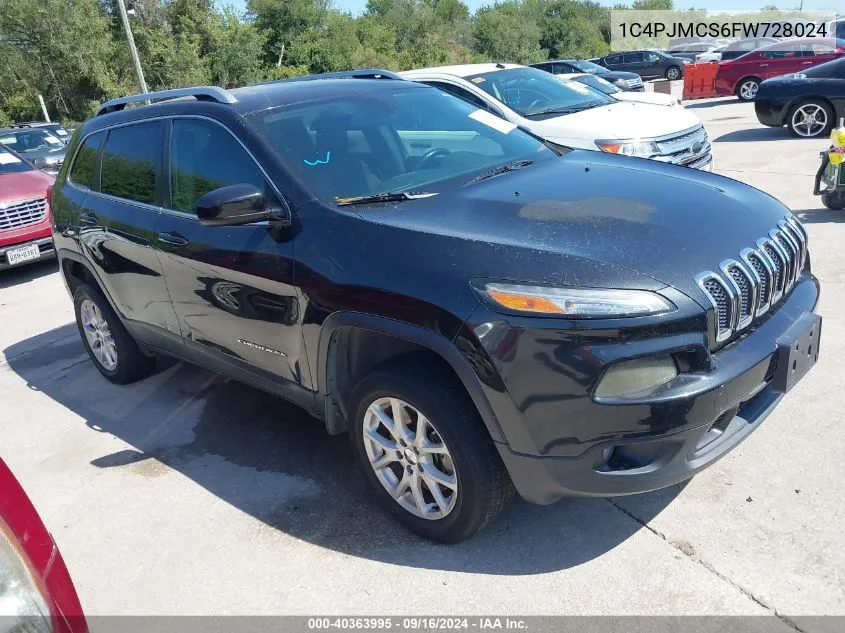 2015 Jeep Cherokee Latitude VIN: 1C4PJMCS6FW728024 Lot: 40363995