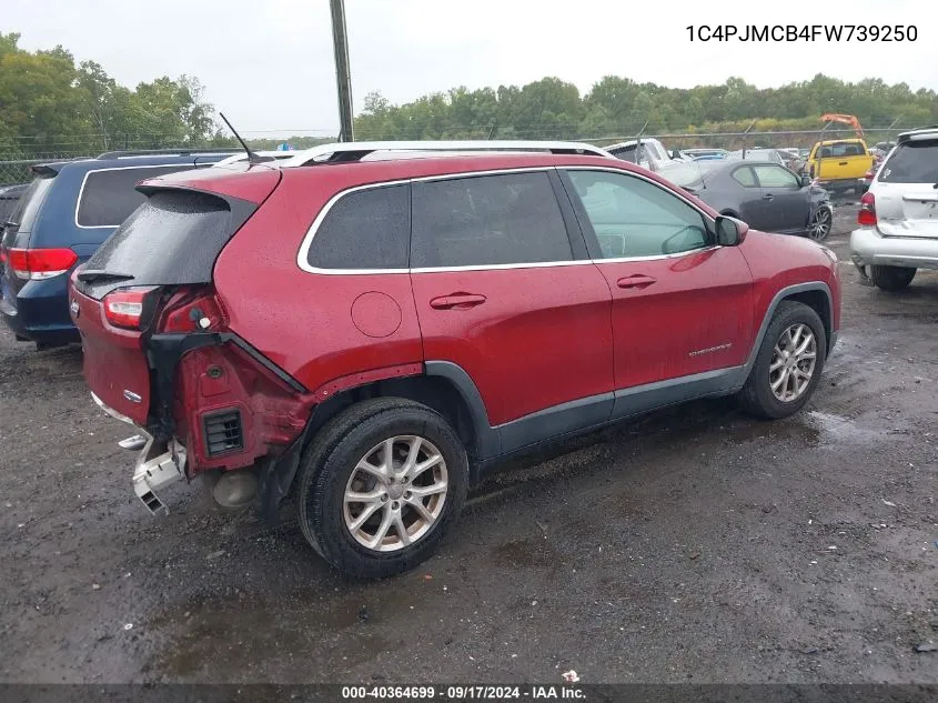 2015 Jeep Cherokee Latitude VIN: 1C4PJMCB4FW739250 Lot: 40364699