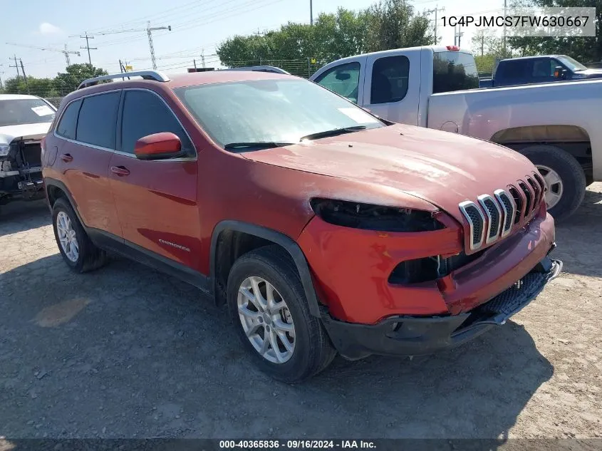 2015 Jeep Cherokee Latitude VIN: 1C4PJMCS7FW630667 Lot: 40365836