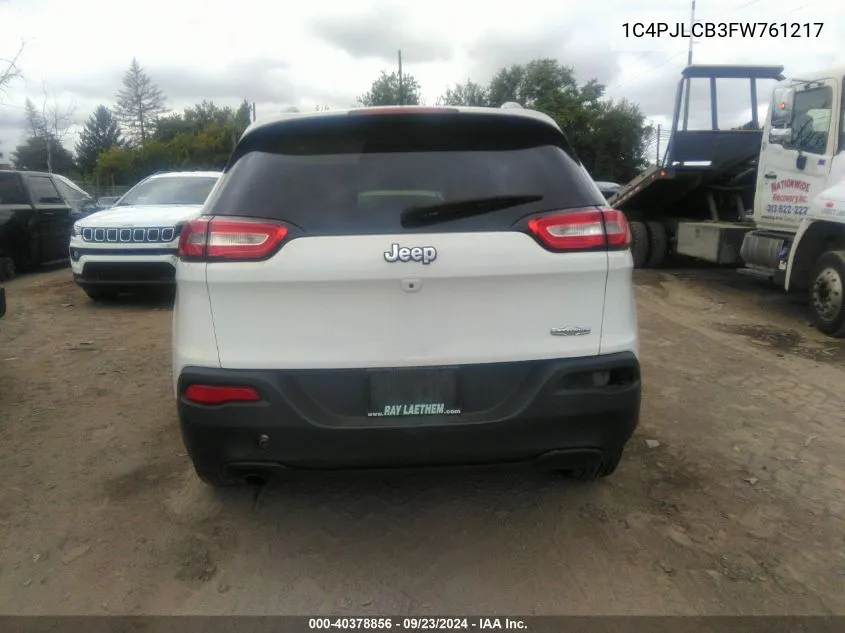 1C4PJLCB3FW761217 2015 Jeep Cherokee Latitude