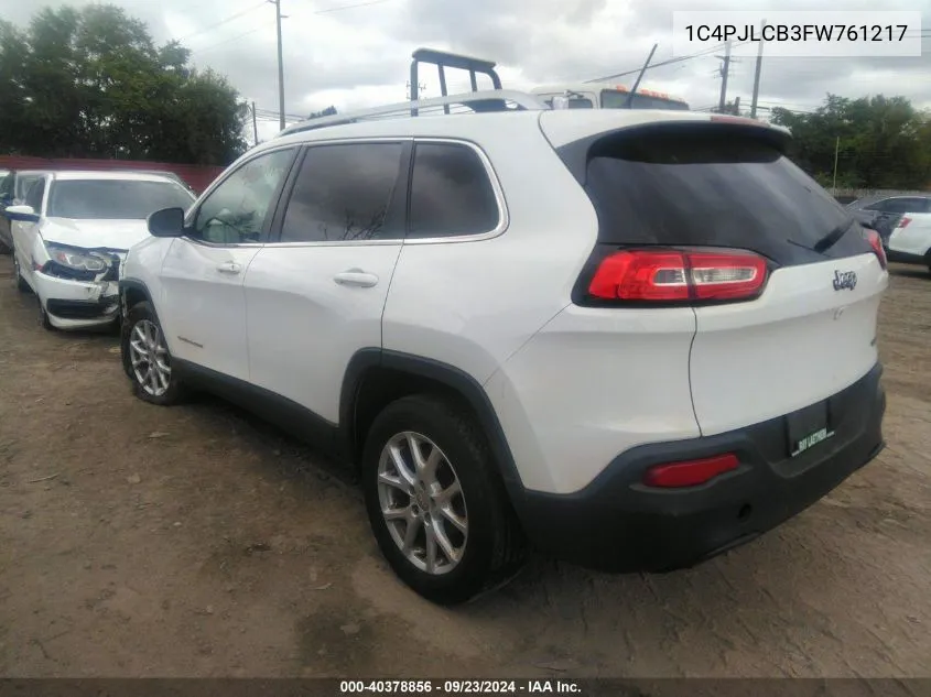 1C4PJLCB3FW761217 2015 Jeep Cherokee Latitude