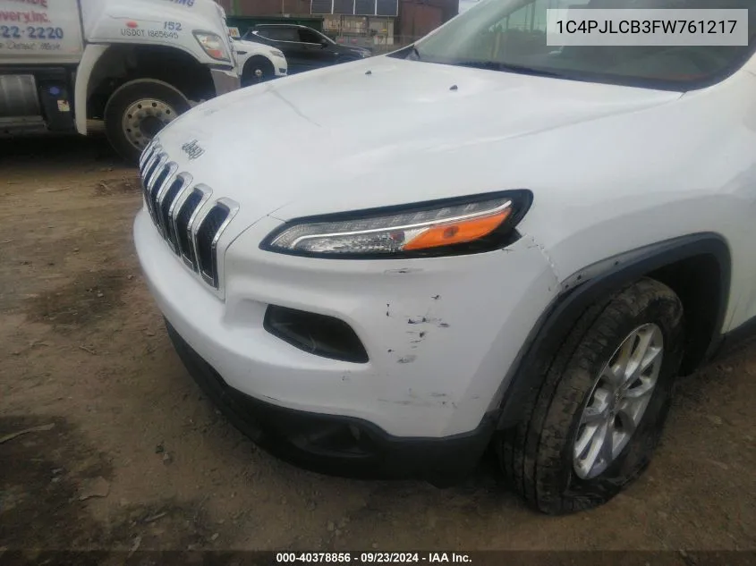 1C4PJLCB3FW761217 2015 Jeep Cherokee Latitude