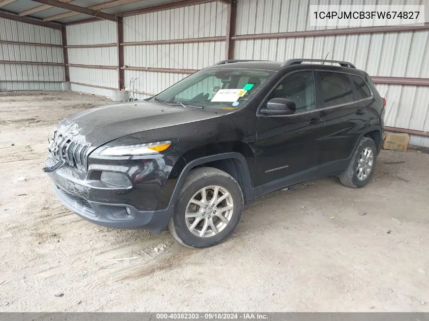 1C4PJMCB3FW674827 2015 Jeep Cherokee Latitude