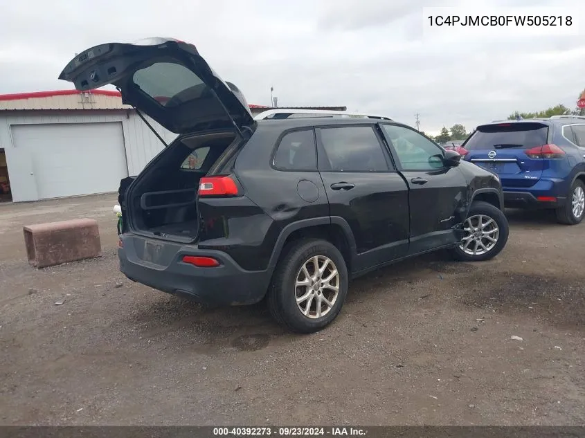 1C4PJMCB0FW505218 2015 Jeep Cherokee Latitude