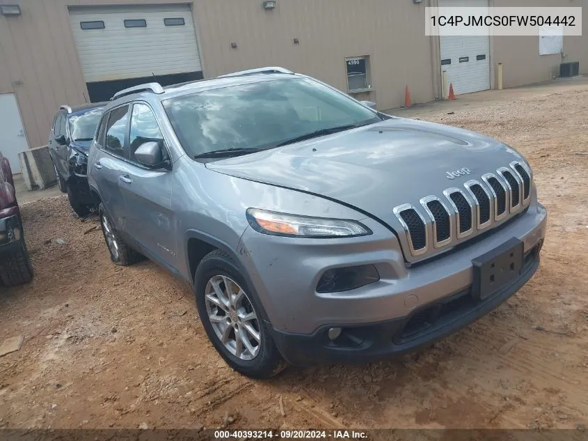 2015 Jeep Cherokee Latitude VIN: 1C4PJMCS0FW504442 Lot: 40393214