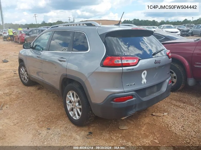 1C4PJMCS0FW504442 2015 Jeep Cherokee Latitude