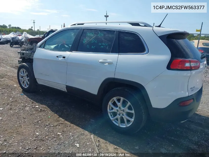 2015 Jeep Cherokee Latitude VIN: 1C4PJMCS2FW563377 Lot: 40398138