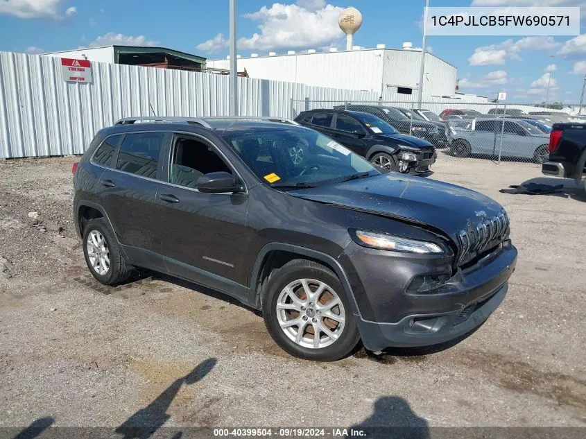 1C4PJLCB5FW690571 2015 Jeep Cherokee Latitude