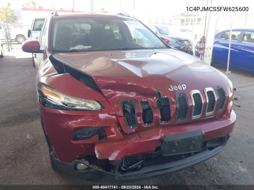 2015 Jeep Cherokee Latitude VIN: 1C4PJMCS5FW625600 Lot: 40417741