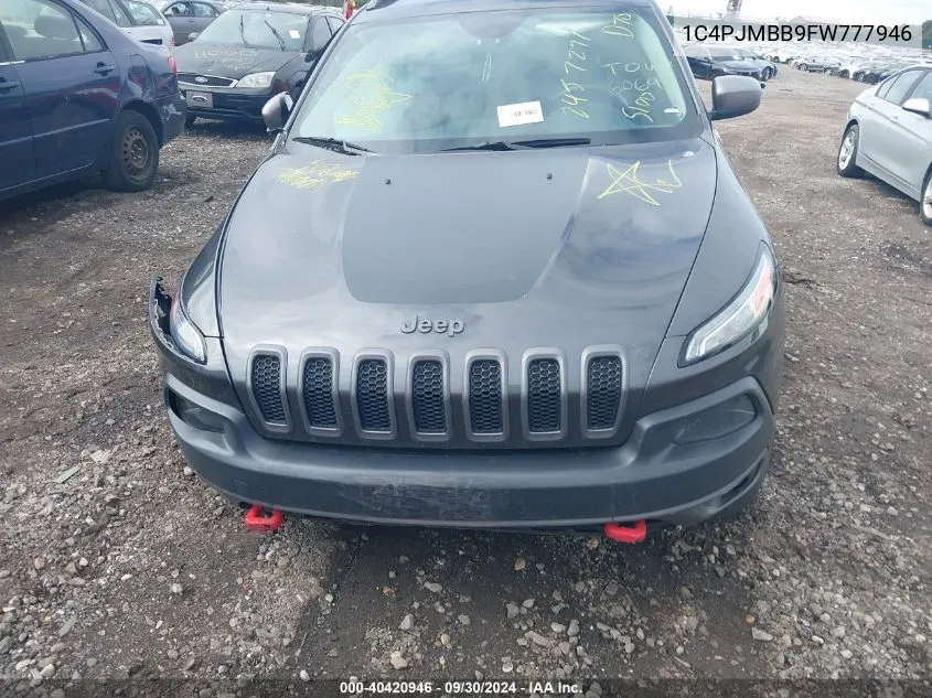 1C4PJMBB9FW777946 2015 Jeep Cherokee Trailhawk