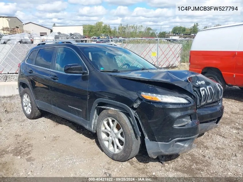 2015 Jeep Cherokee North VIN: 1C4PJMCB3FW527794 Lot: 40421922